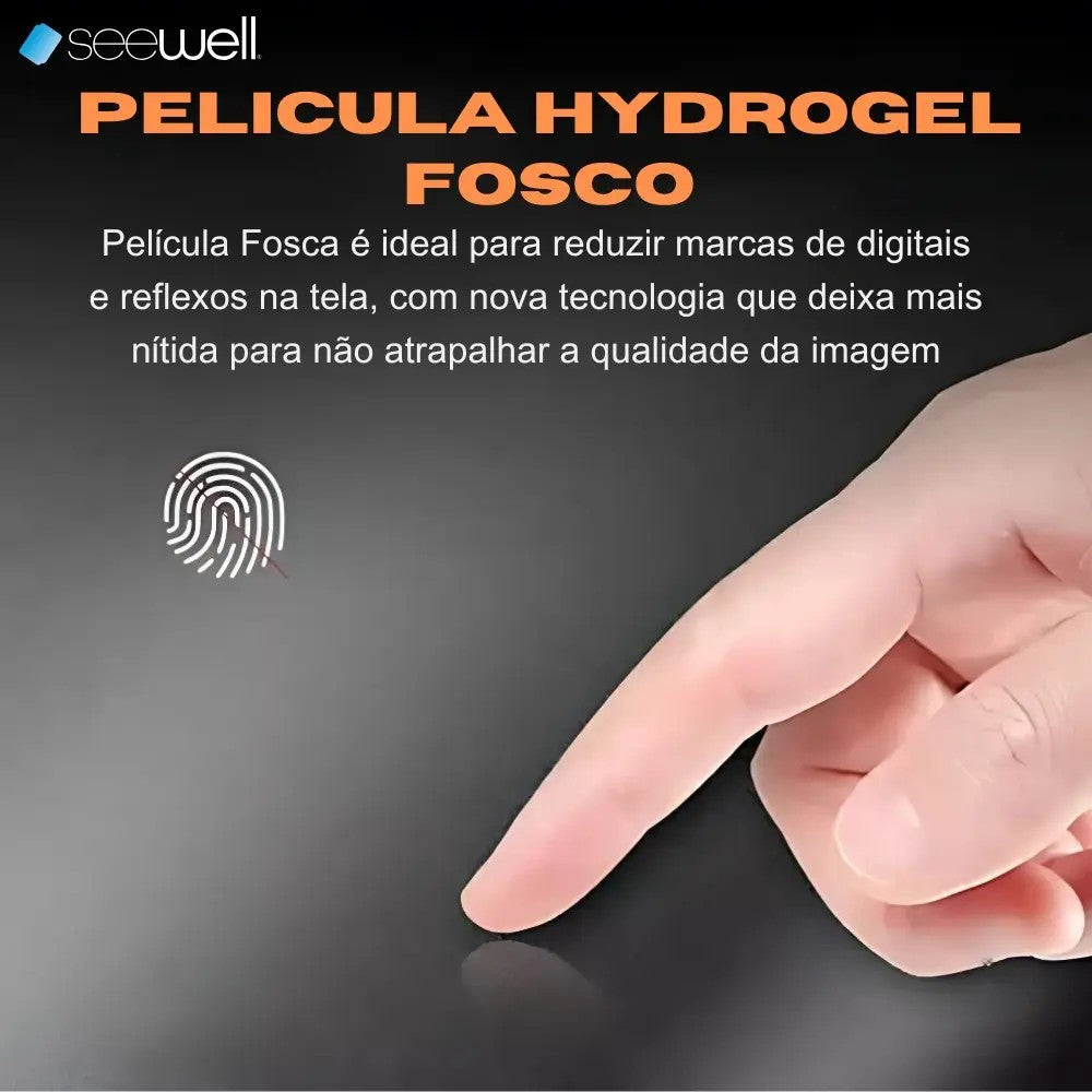 Película SeeWell Hidrogel Fosca Anti-Reflexo Redmi Xiaomi Poco