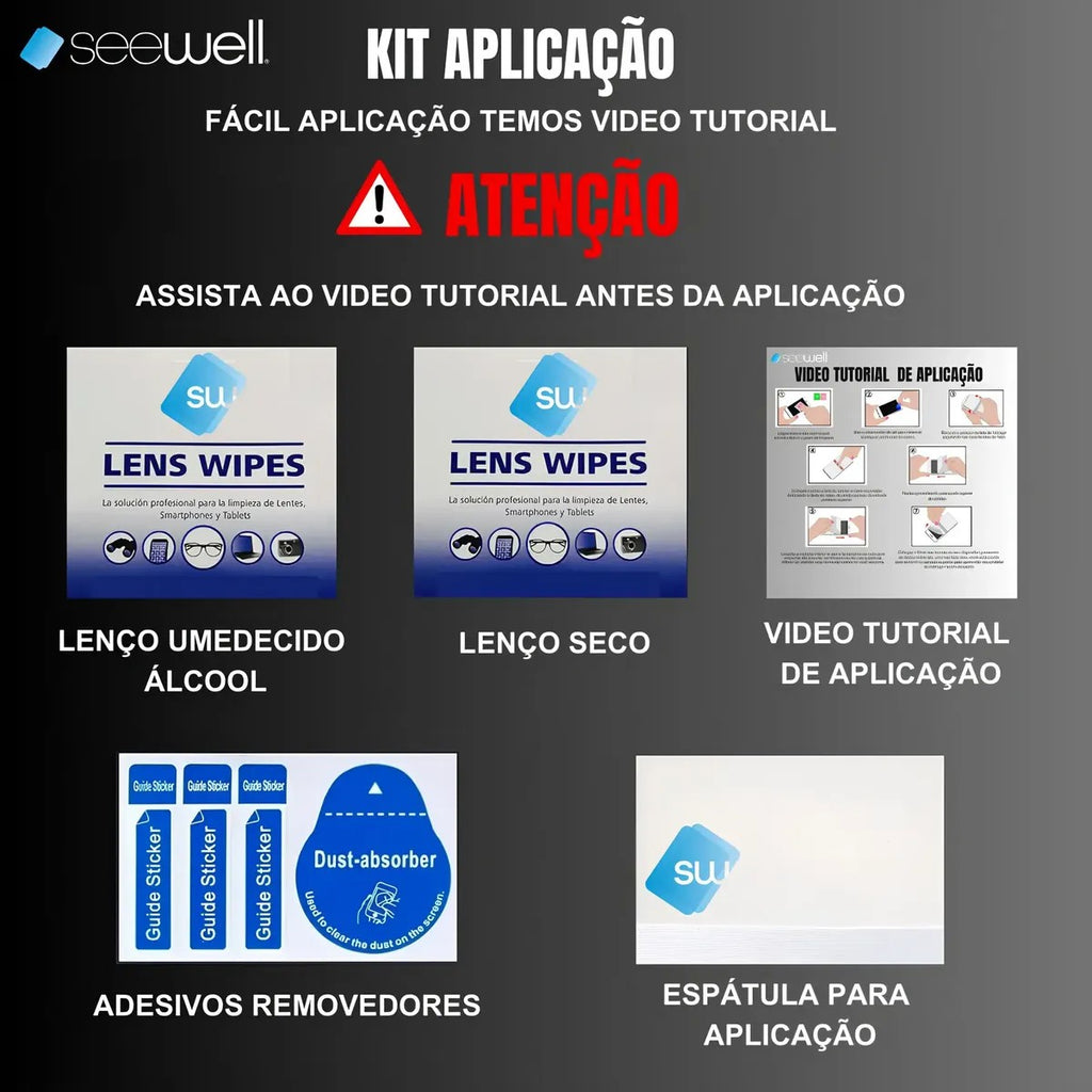 Película SeeWell Hidrogel Fosca Anti-Reflexo Redmi Xiaomi Poco
