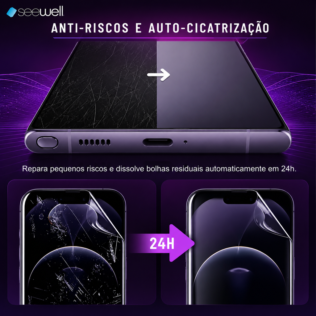 Película SeeWell Hidrogel HD iPhone 15