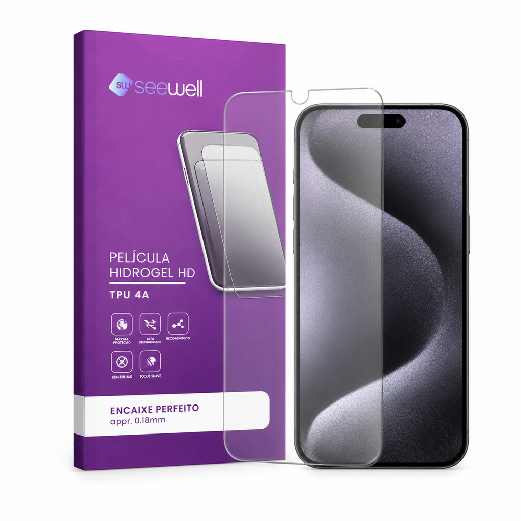 Película iPhone Hydrogel HD Sw Seewell - iPhone 17
