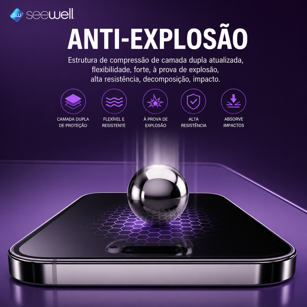 Película SeeWell Hidrogel HD iPhone 15