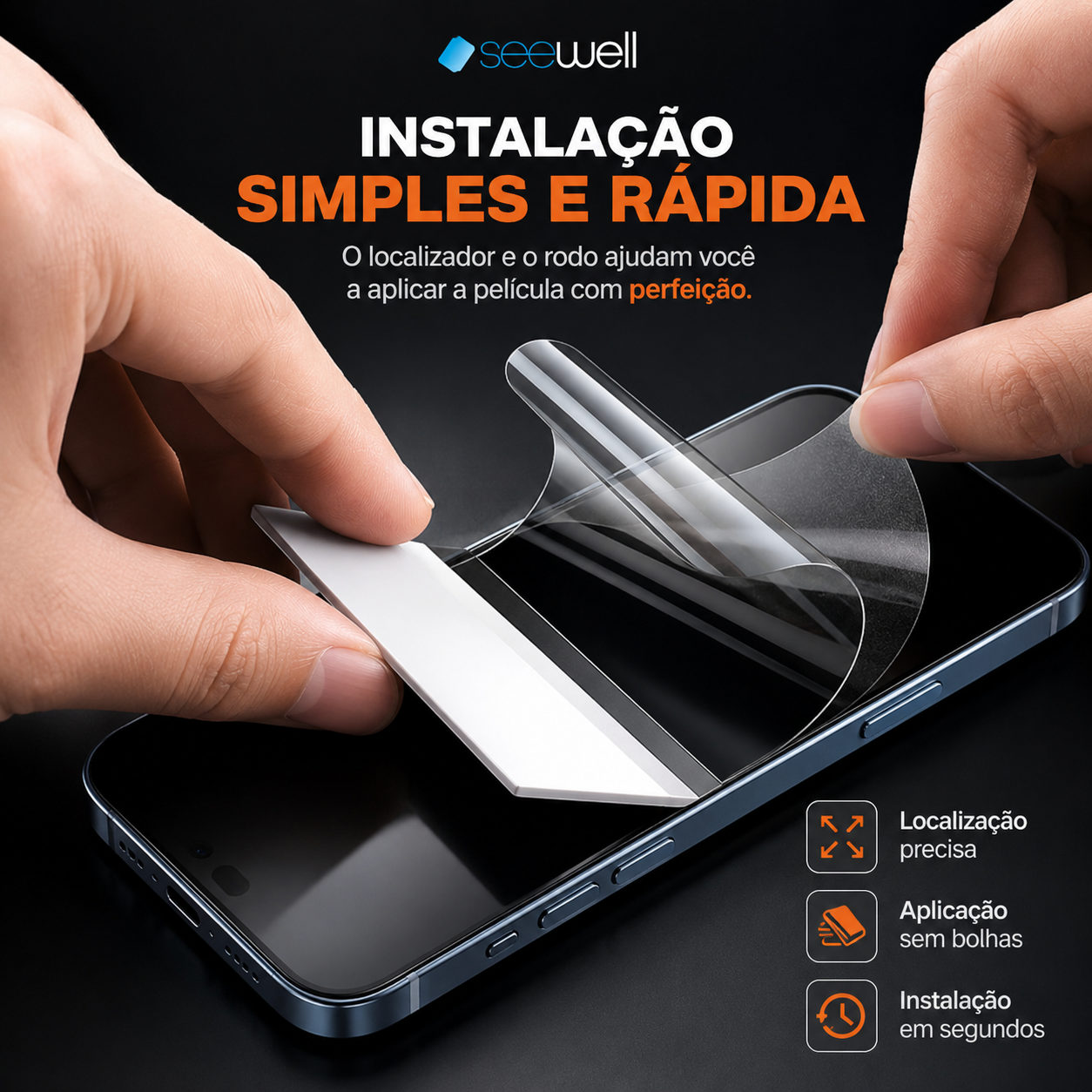 Película Hydrogel Privacidade SW SeeWell - Galaxy S26