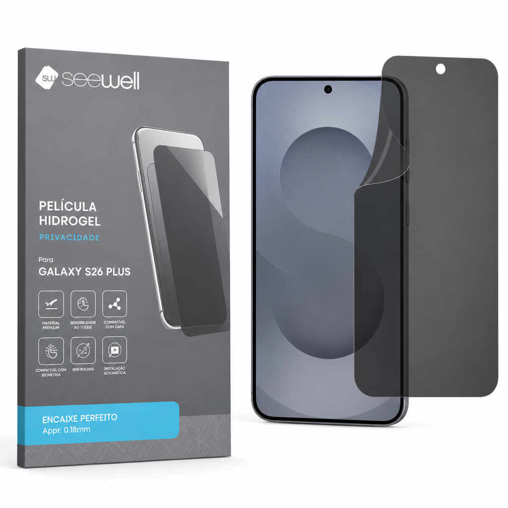 Película Hydrogel Privacidade SW SeeWell - Galaxy S26 Plus