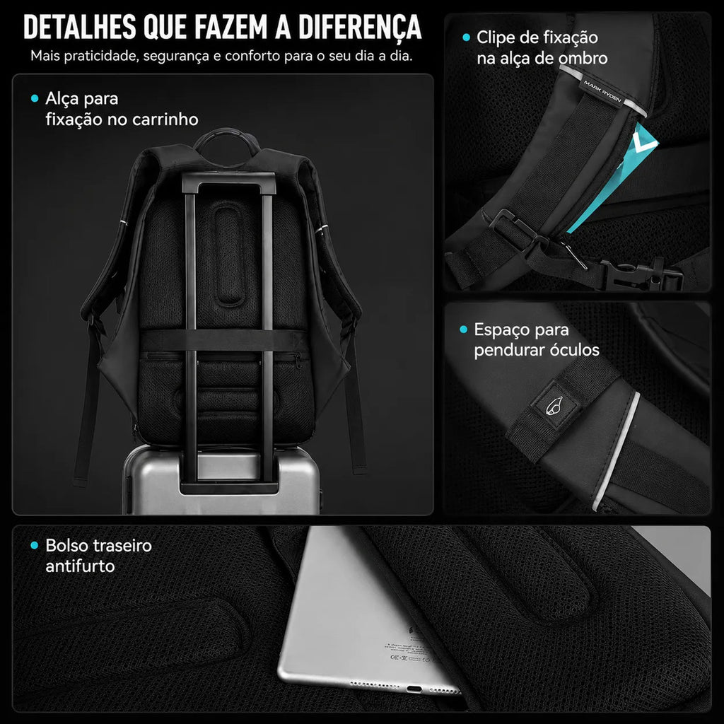 Mochila Mark Ryden MR7080X 35L Notebook 15,6"