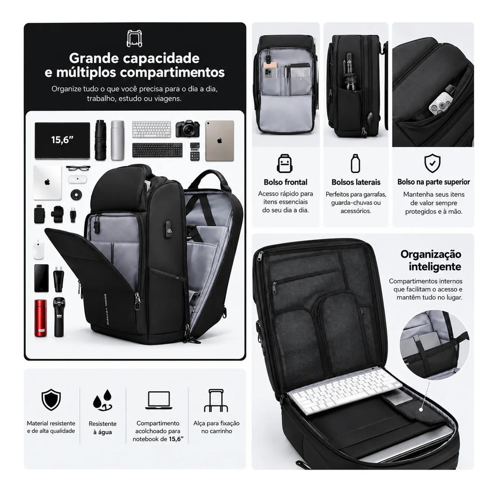 Mochila Mark Ryden MR7080X 35L Notebook 15,6"
