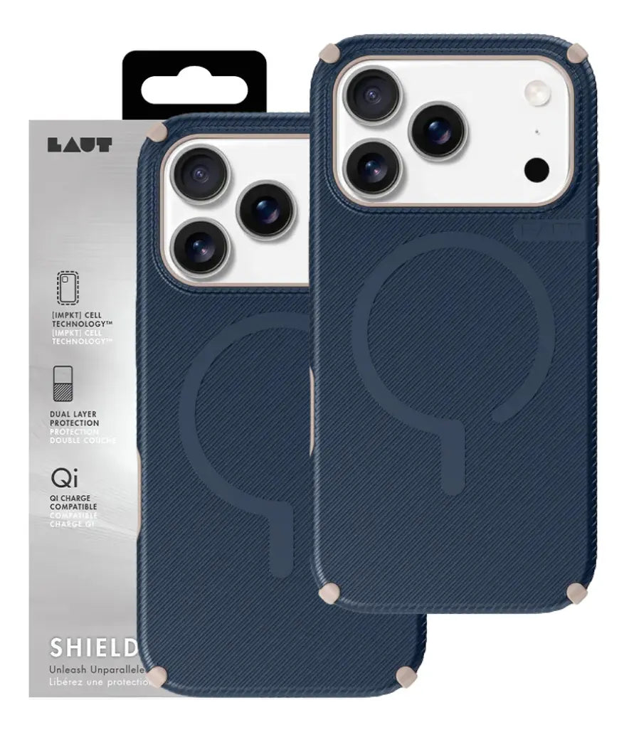 Case Laut iPhone 17 Pro Max - Shield Flux Azul