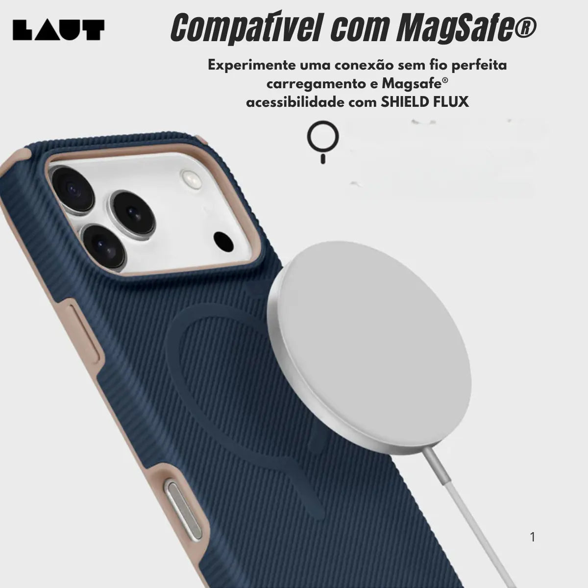 Case Laut iPhone 17 Pro - Shield Flux Azul
