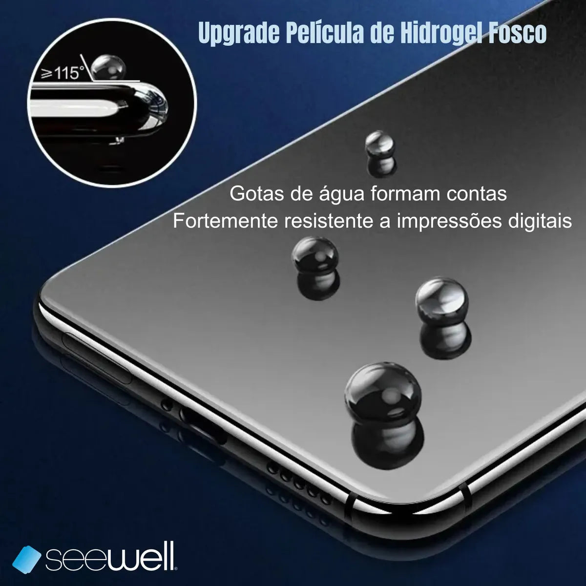 Película iPhone Hydrogel Fosca Sw Seewell - iPhone 16