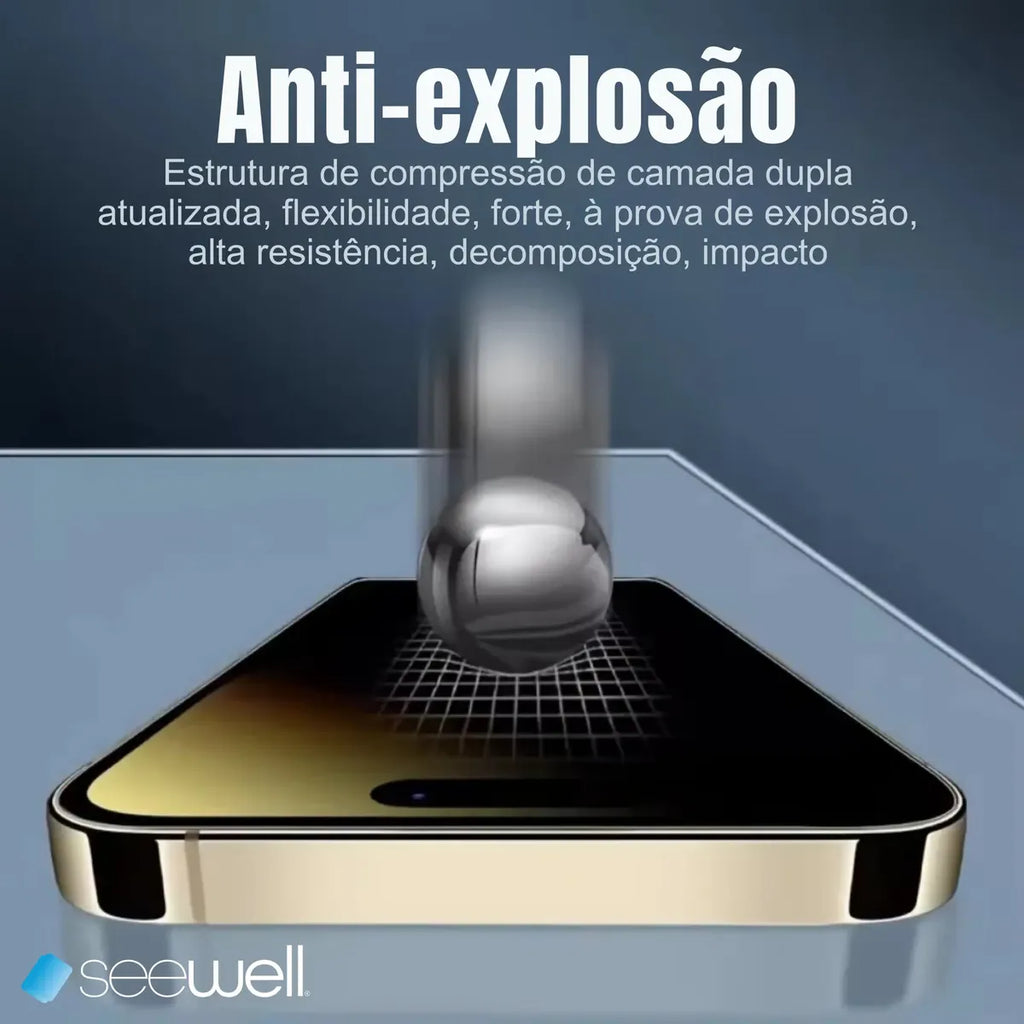 Película iPhone Hydrogel Fosca Sw Seewell - iPhone 16 Pro