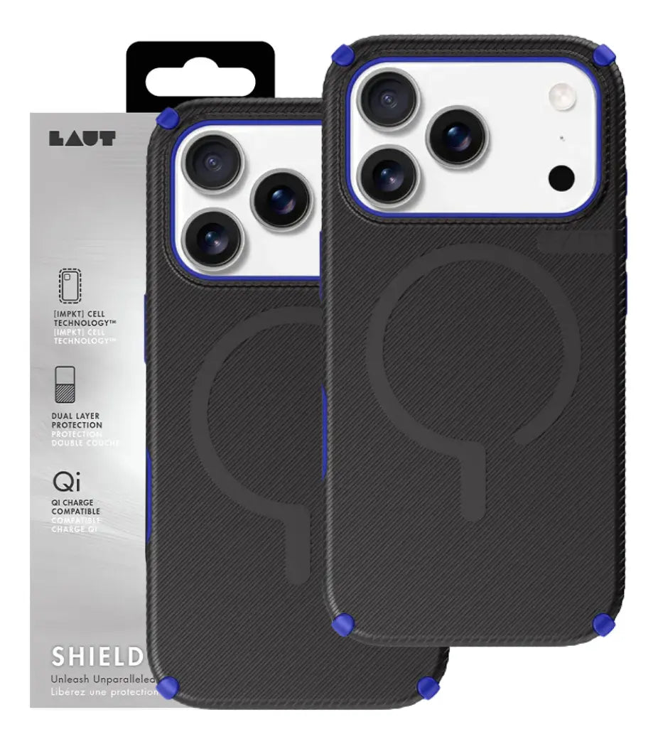 Case Laut iPhone 17 Pro Max - Shield Flux Preto