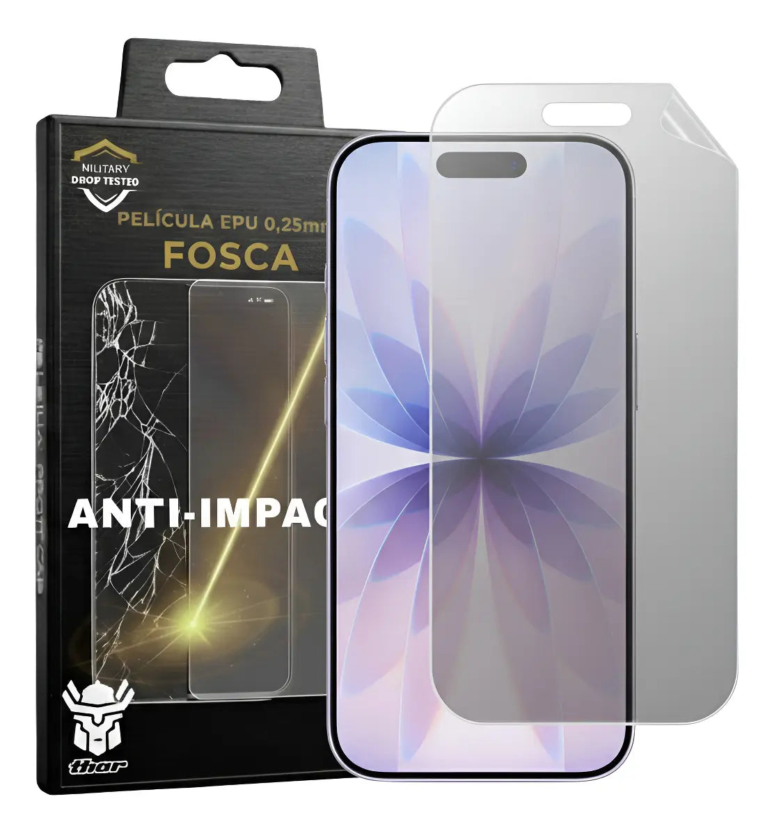 Pelicula Para Iphone 17 Fosca Tpu Anti Impacto 0,25mm