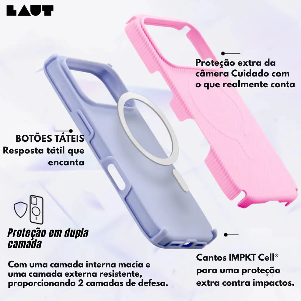Case Laut iPhone 17 Pro - Shield Flux Azul
