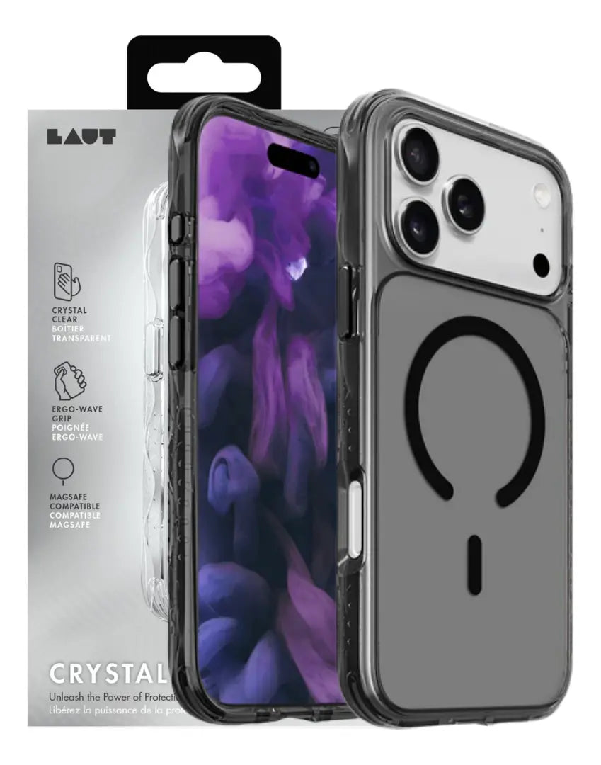 Case Laut iPhone 17 Pro - Matter X Crystal Preto