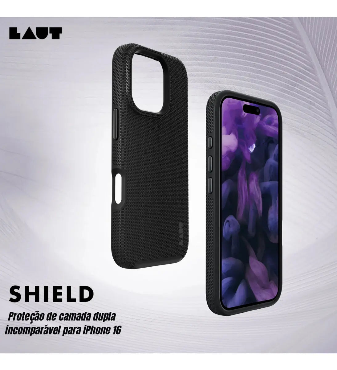 Case iPhone 16 Pro - Laut Shield Preto