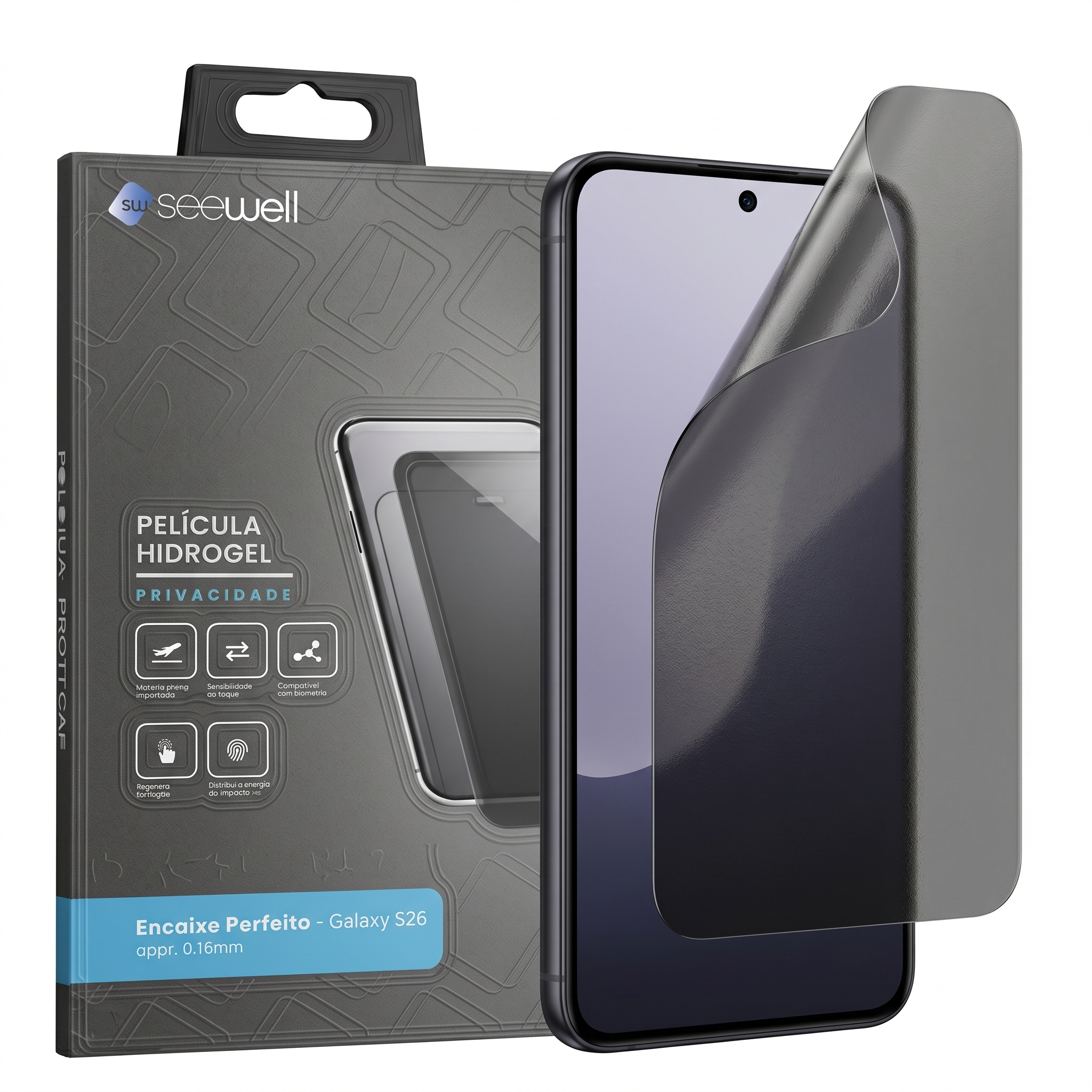 Película Hydrogel Privacidade SW SeeWell - Galaxy S26