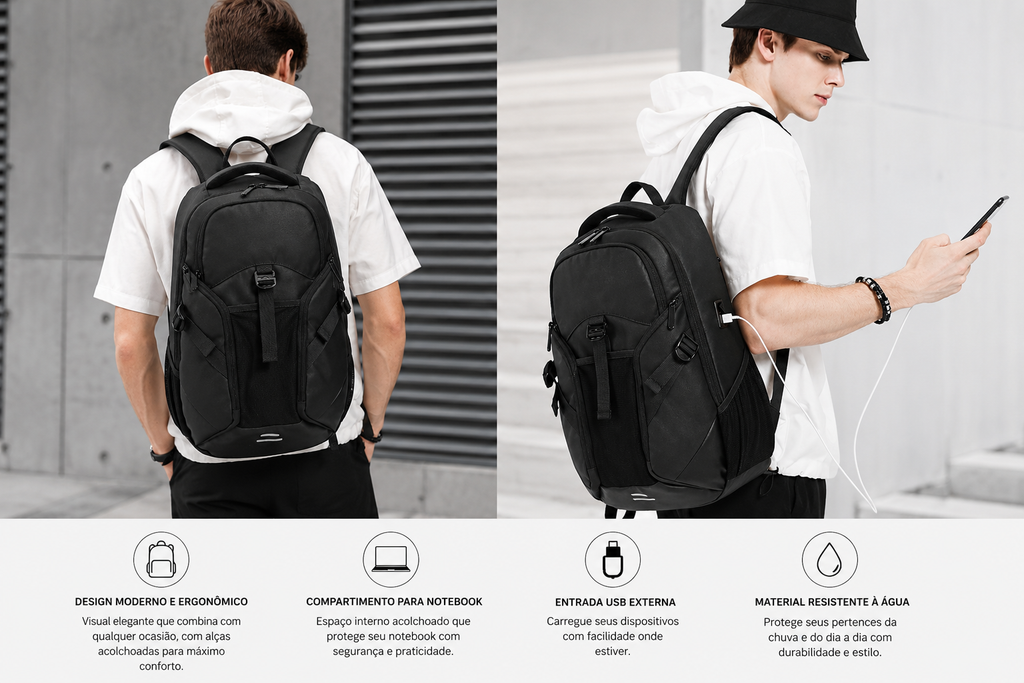 Mochila Executiva Urbana Impermeável Tundra - Seewell 77116