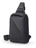 Pochete Transversal Mark Ryden ChargeSling MR127 USB RFID Preta