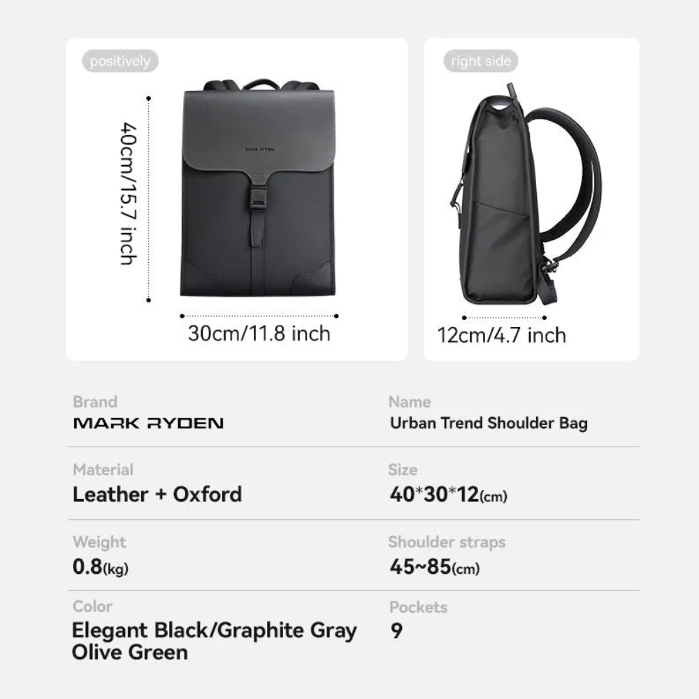 Mochila Executiva Mark Ryden Muke I MR1611 39L Notebook 15,6" Cinza