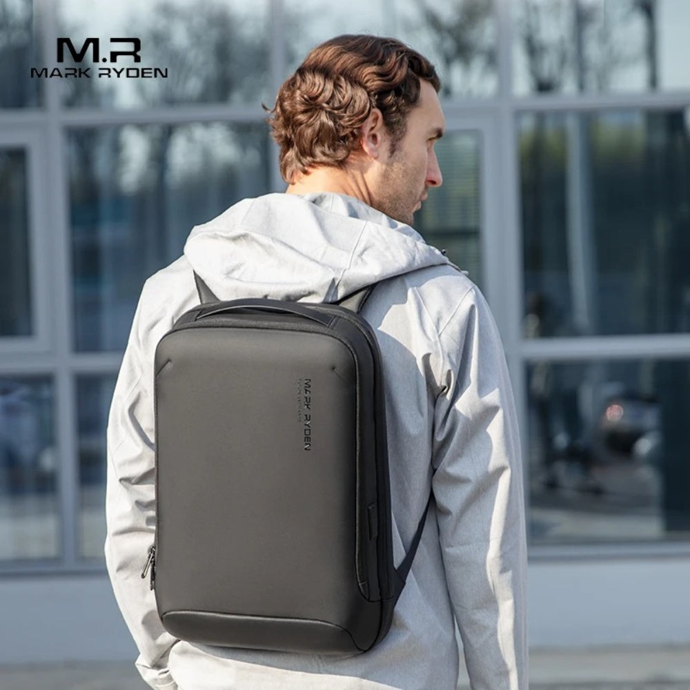 Mochila Mark Ryden Profession MR9008 15L Slim USB Notebook 15,6" Preta