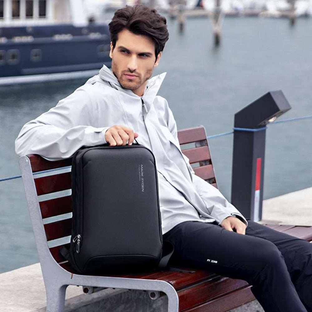 Mochila Mark Ryden Profession MR9008 15L Slim USB Notebook 15,6" Preta