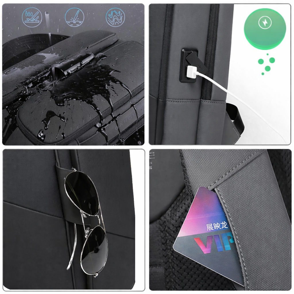 Mochila Executiva Slim Impermeável Samurai - Seewell 7238